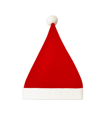 Kerstmuts rood met witte rand