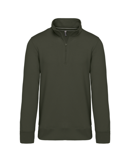Sweater met ritskraag - K487