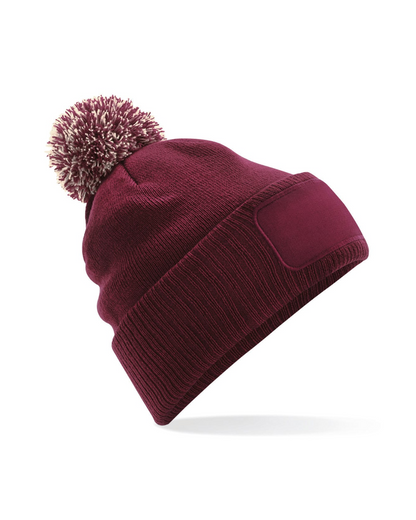 Snowstar patch beanie - B443